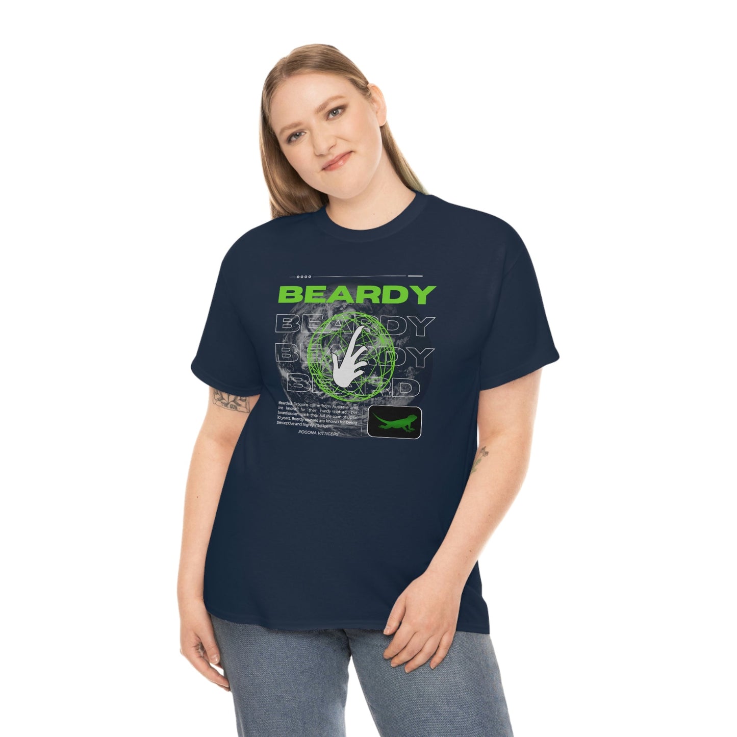 Perspective Beardy II Heavy Cotton T-Shirt