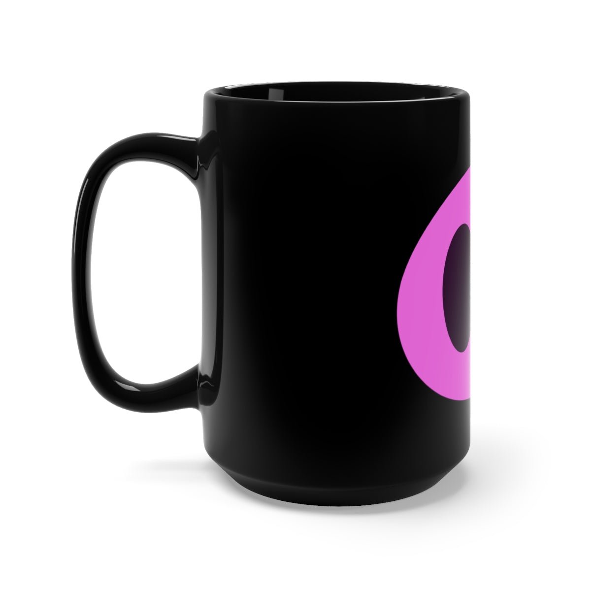 Pig Snout Black Mug 15oz