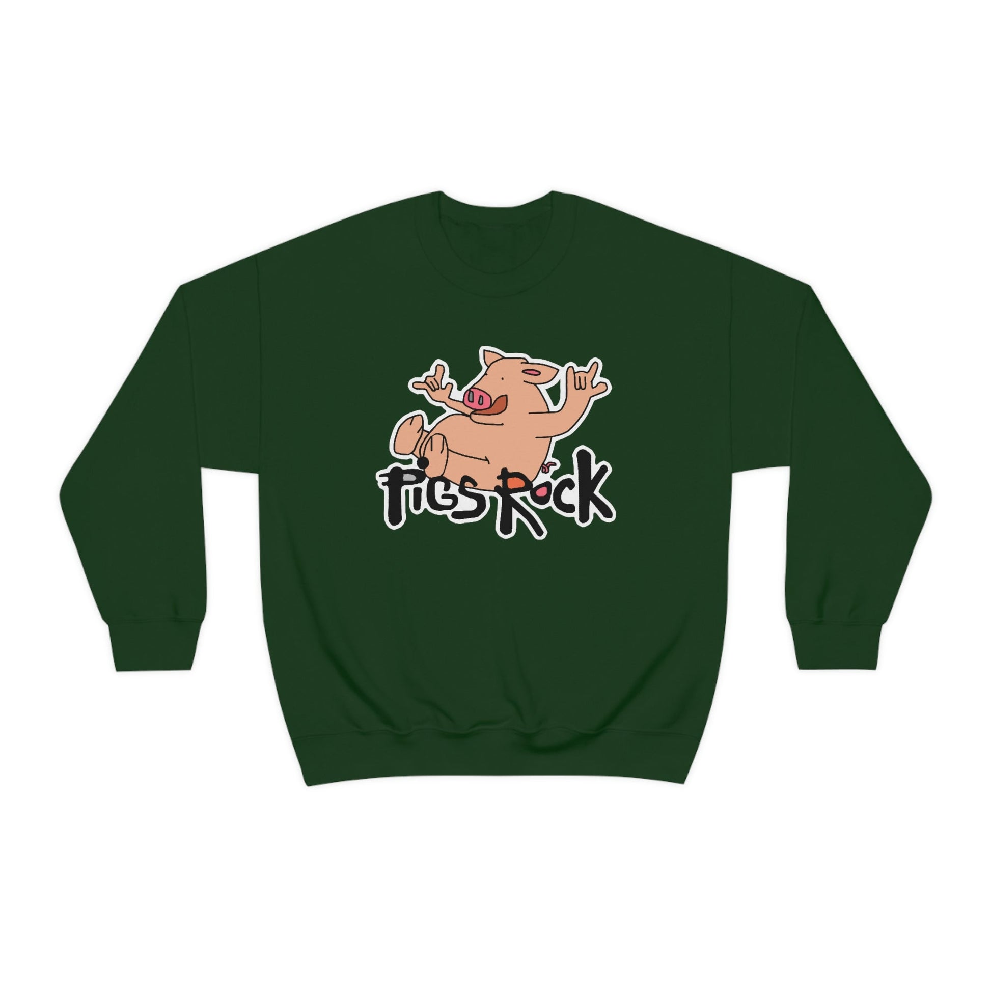 Pigs Rock Unisex Heavy Blend Crewneck Sweatshirt