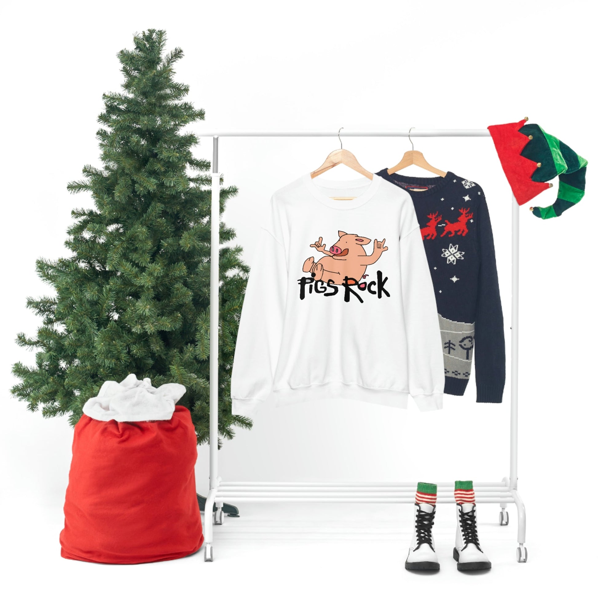 Pigs Rock Unisex Heavy Blend Crewneck Sweatshirt