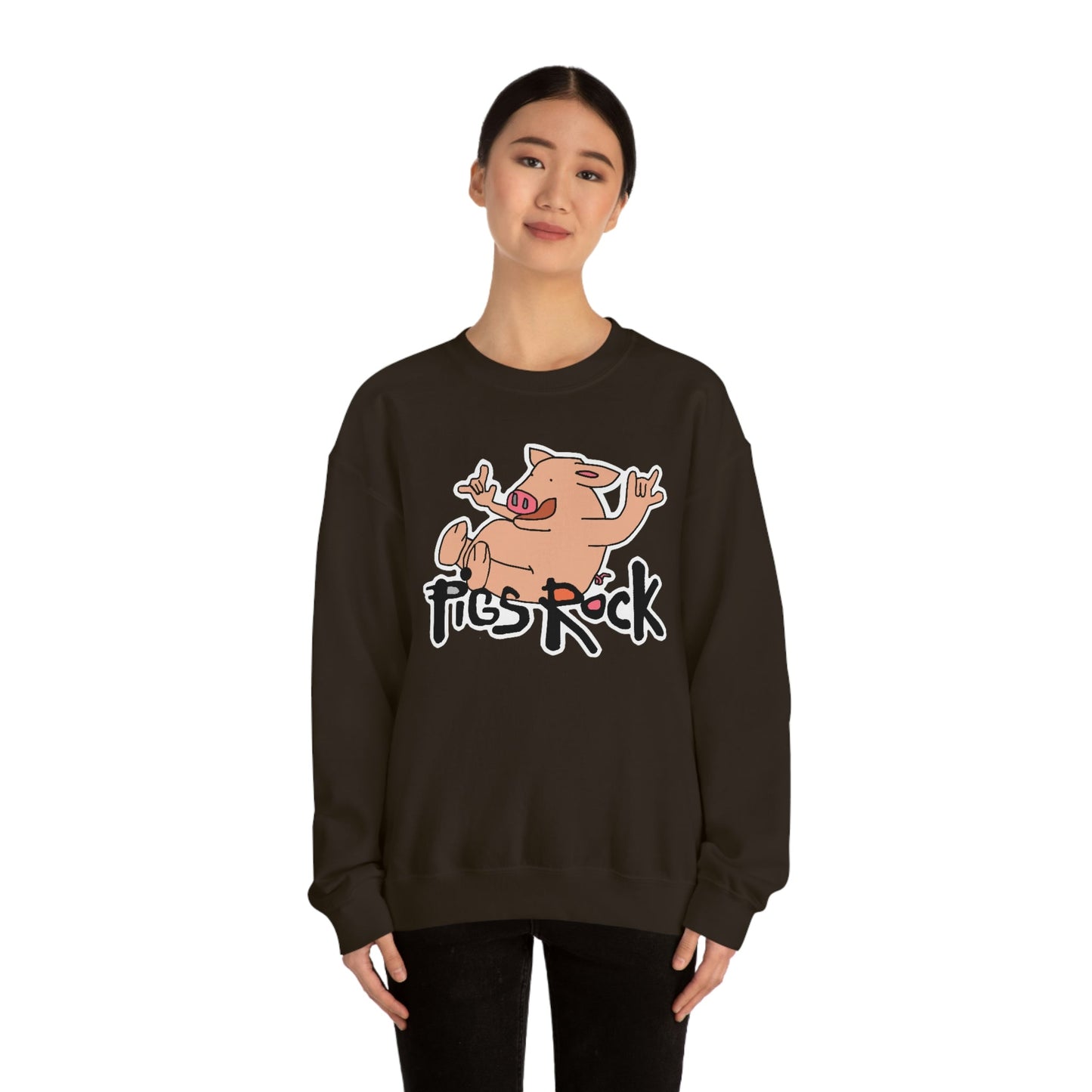 Pigs Rock Unisex Heavy Blend Crewneck Sweatshirt
