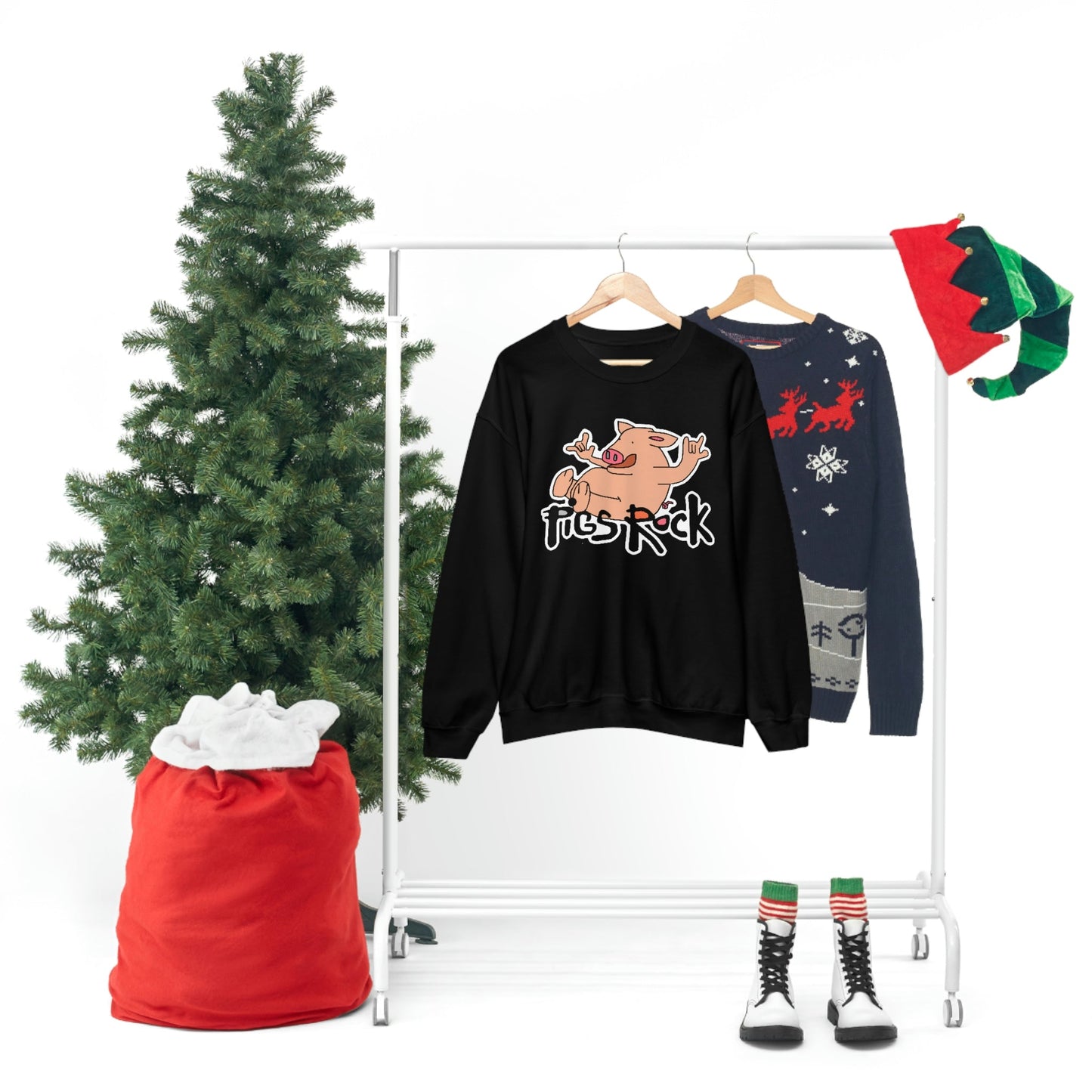 Pigs Rock Unisex Heavy Blend Crewneck Sweatshirt