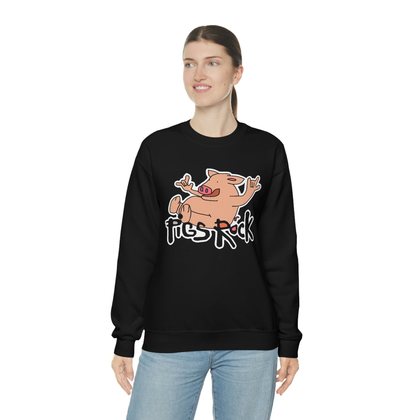 Pigs Rock Unisex Heavy Blend Crewneck Sweatshirt