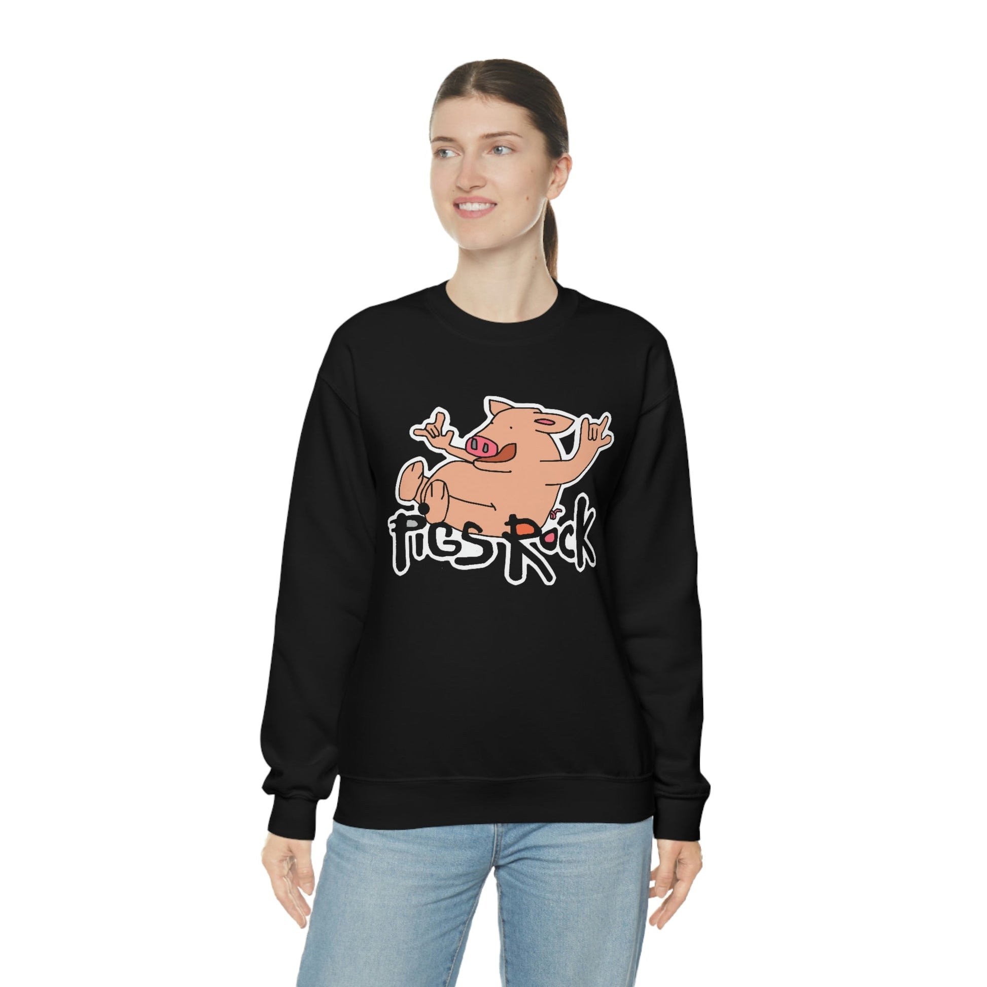 Pigs Rock Unisex Heavy Blend Crewneck Sweatshirt