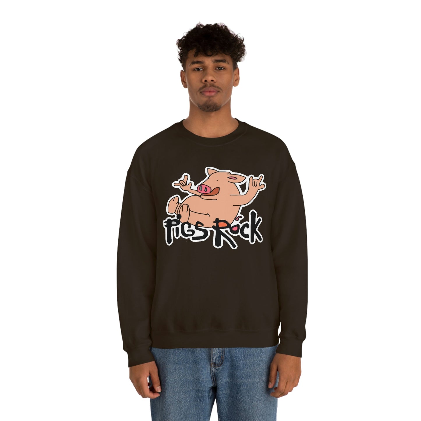 Pigs Rock Unisex Heavy Blend Crewneck Sweatshirt
