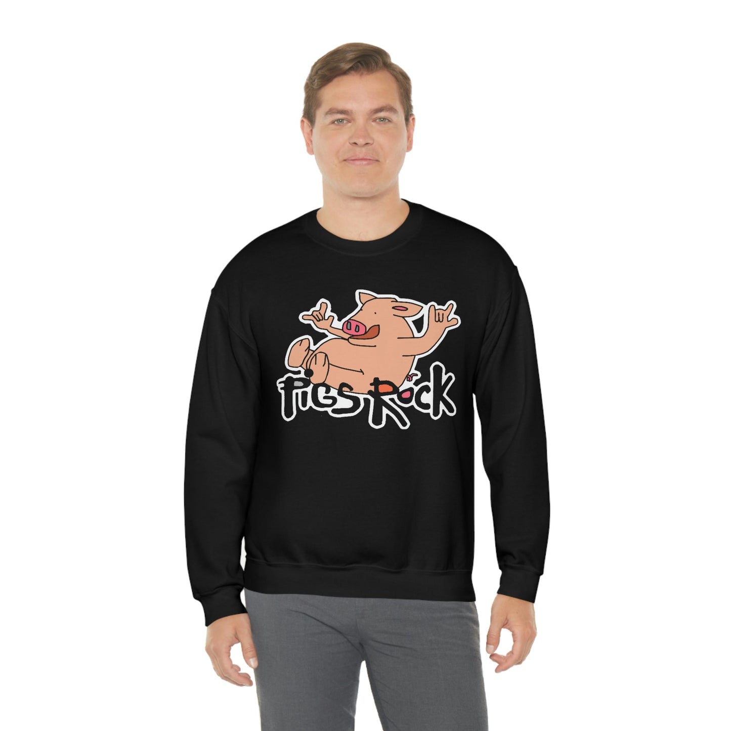 Pigs Rock Unisex Heavy Blend Crewneck Sweatshirt