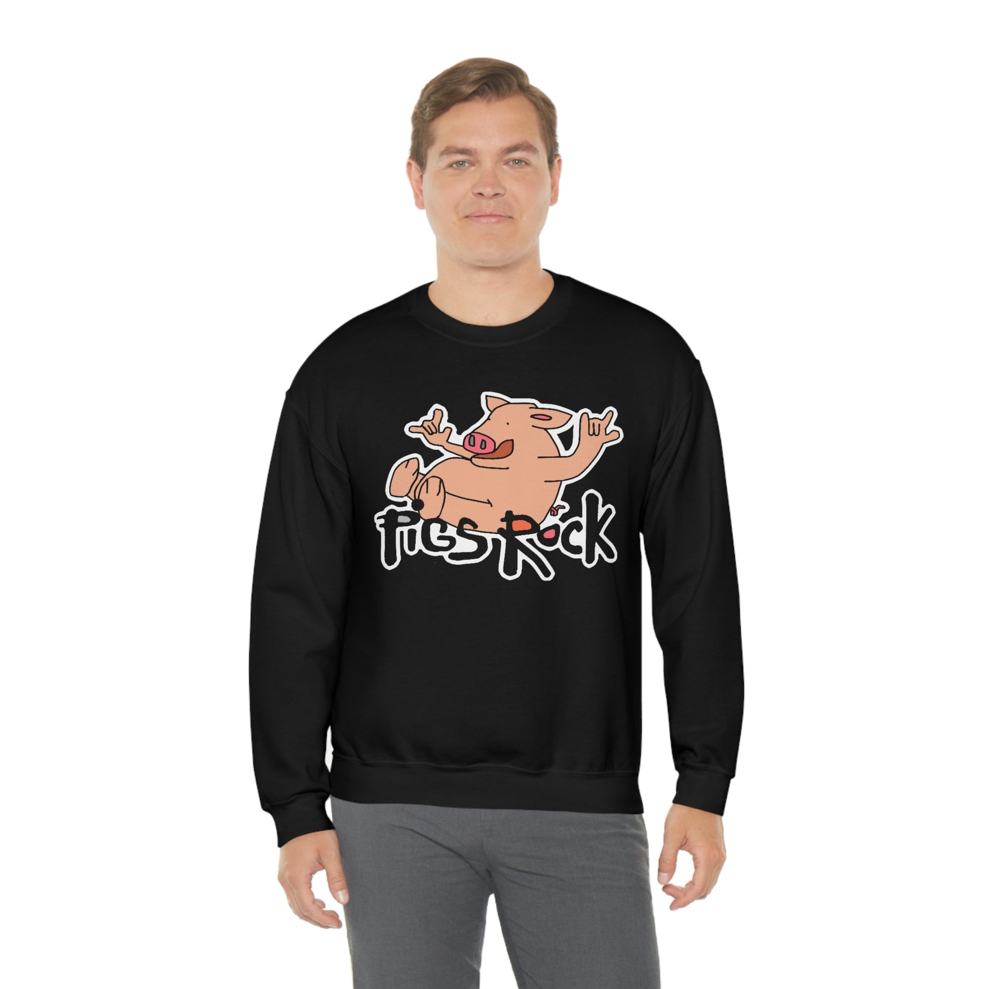 Pigs Rock Unisex Heavy Blend Crewneck Sweatshirt