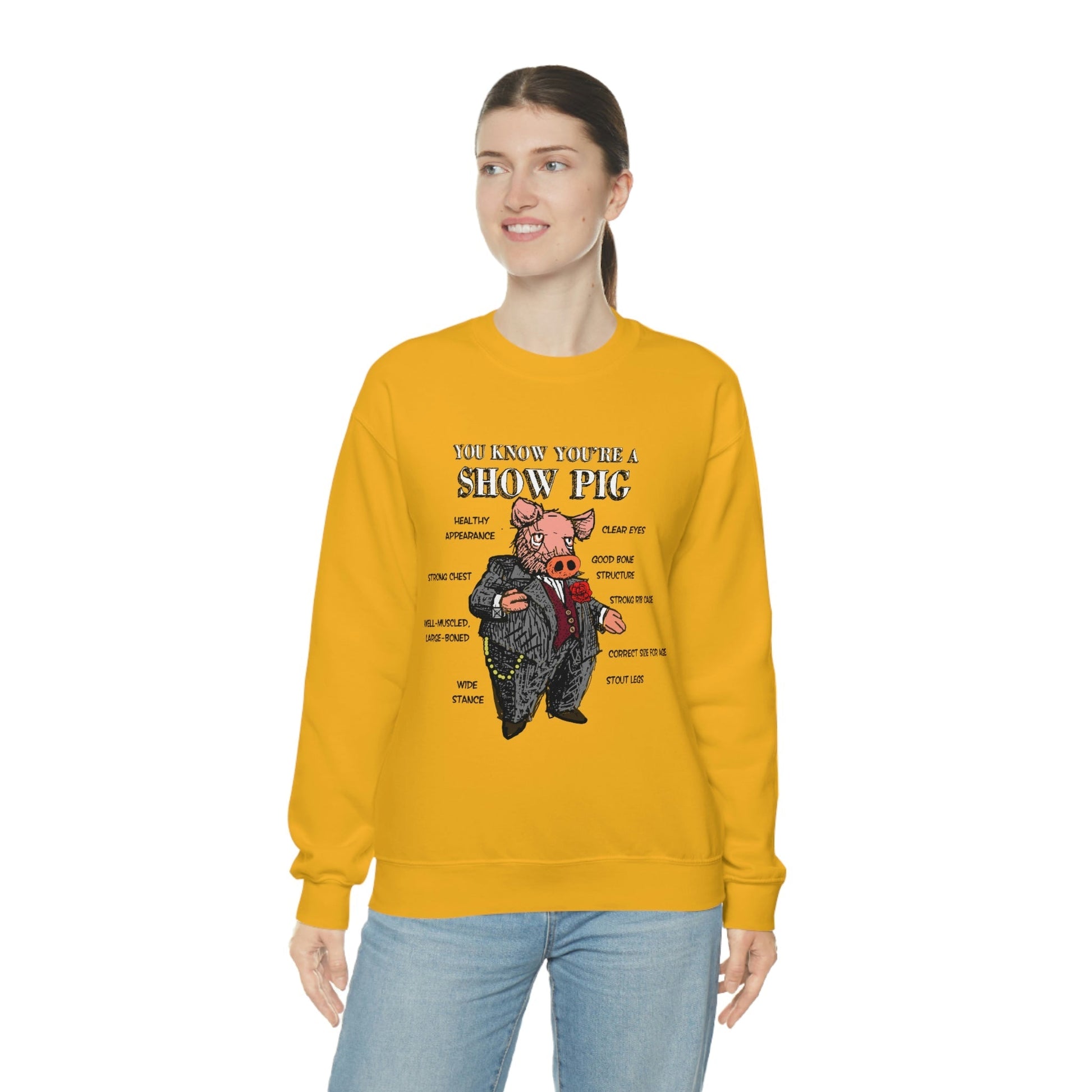 Pigs Rock Unisex Heavy Blend Crewneck Sweatshirt