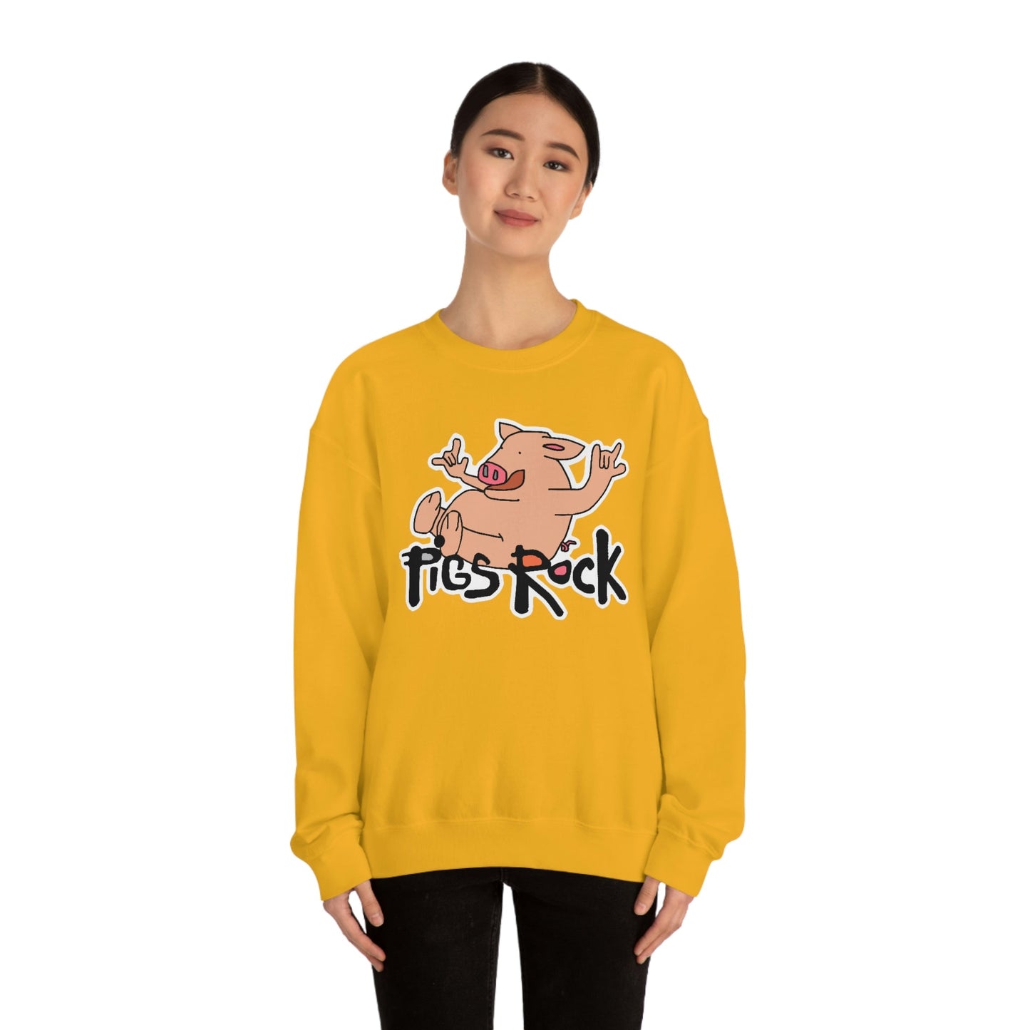 Pigs Rock Unisex Heavy Blend Crewneck Sweatshirt