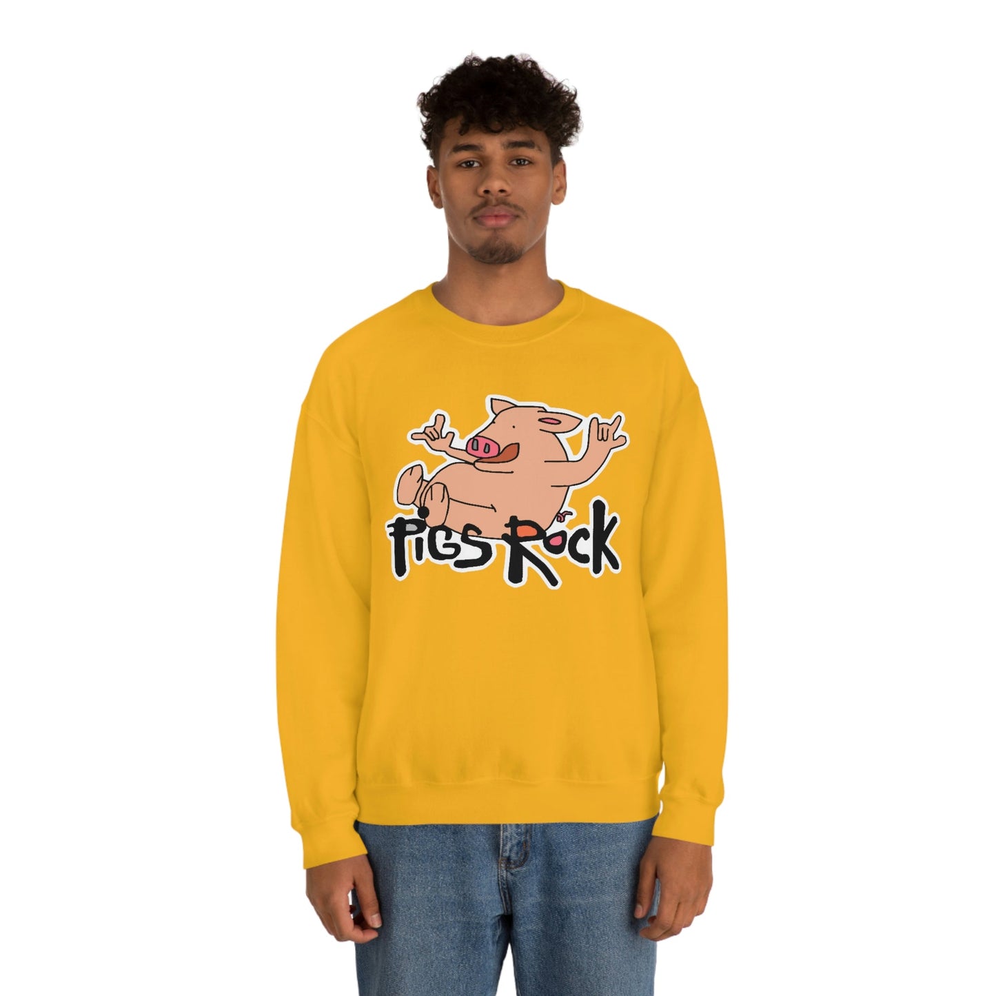 Pigs Rock Unisex Heavy Blend Crewneck Sweatshirt
