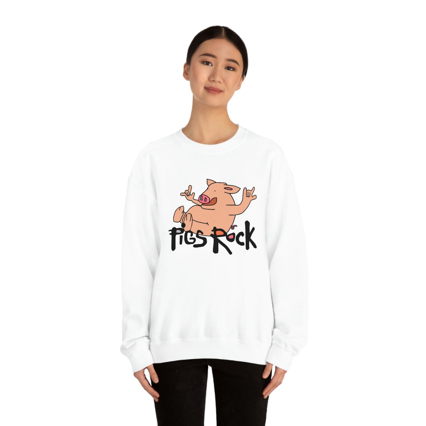 Pigs Rock Unisex Heavy Blend Crewneck Sweatshirt