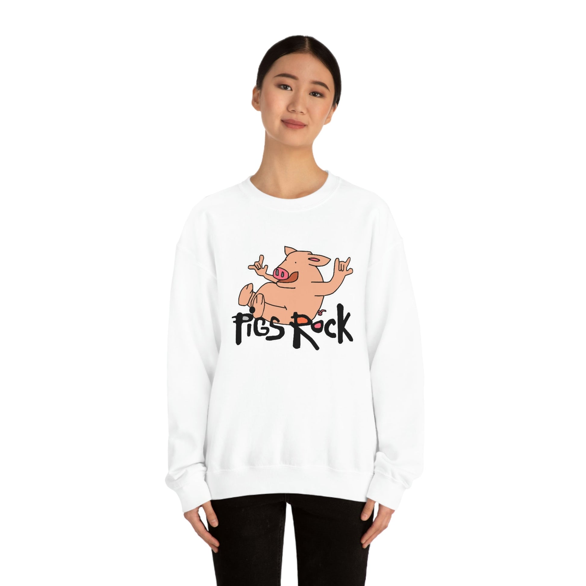 Pigs Rock Unisex Heavy Blend Crewneck Sweatshirt