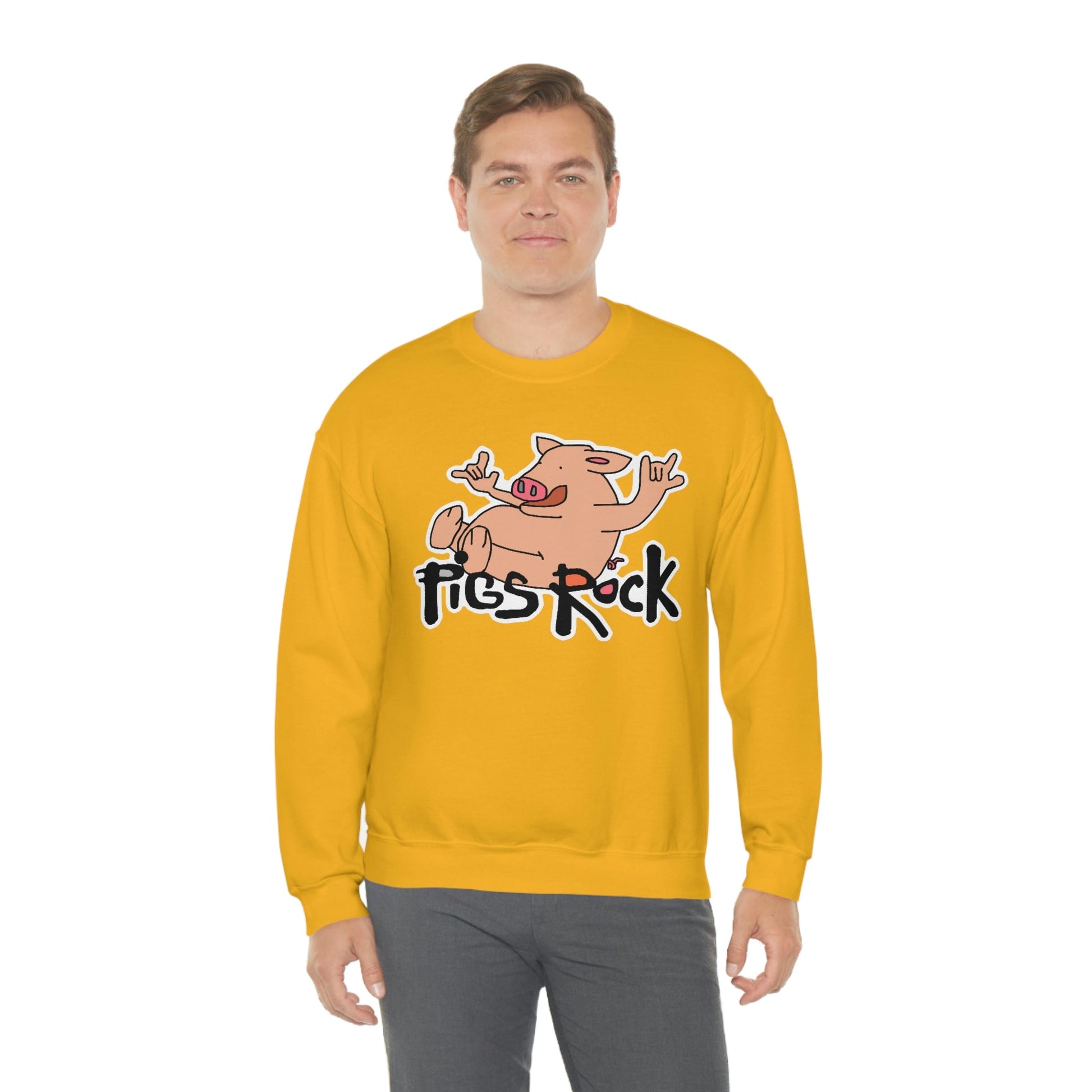 Pigs Rock Unisex Heavy Blend Crewneck Sweatshirt