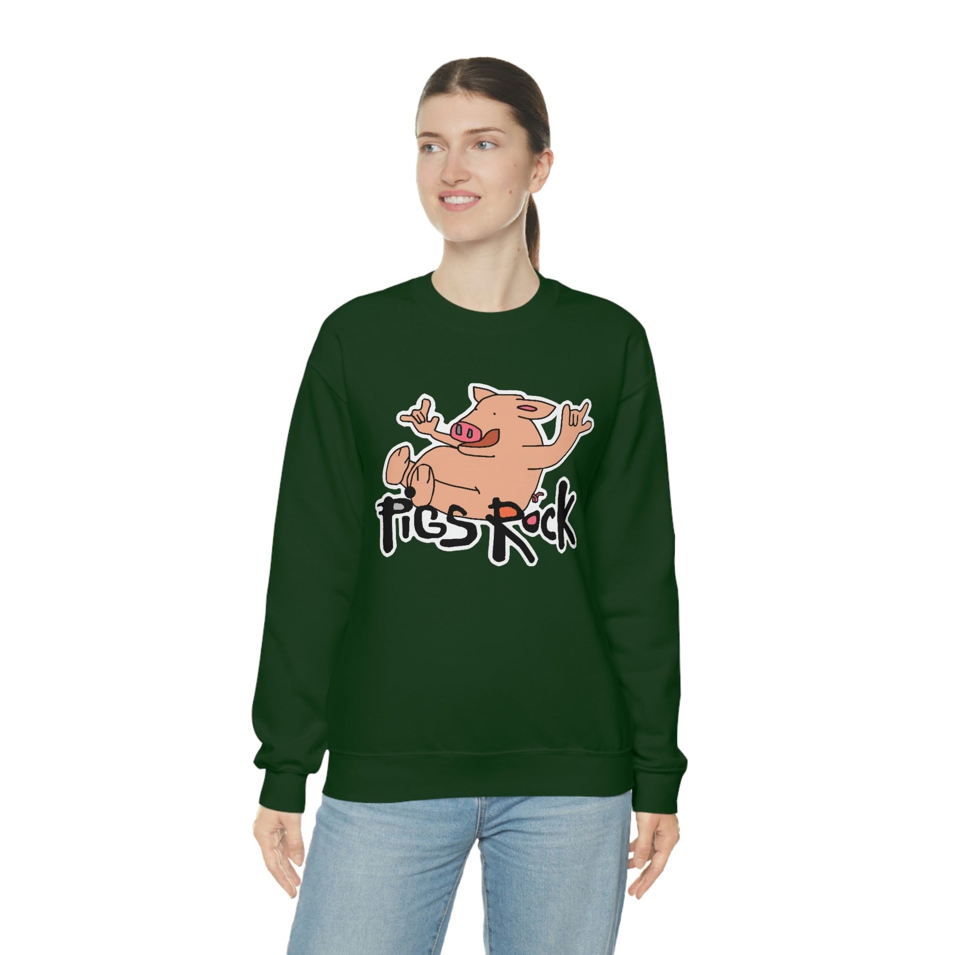 Pigs Rock Unisex Heavy Blend Crewneck Sweatshirt