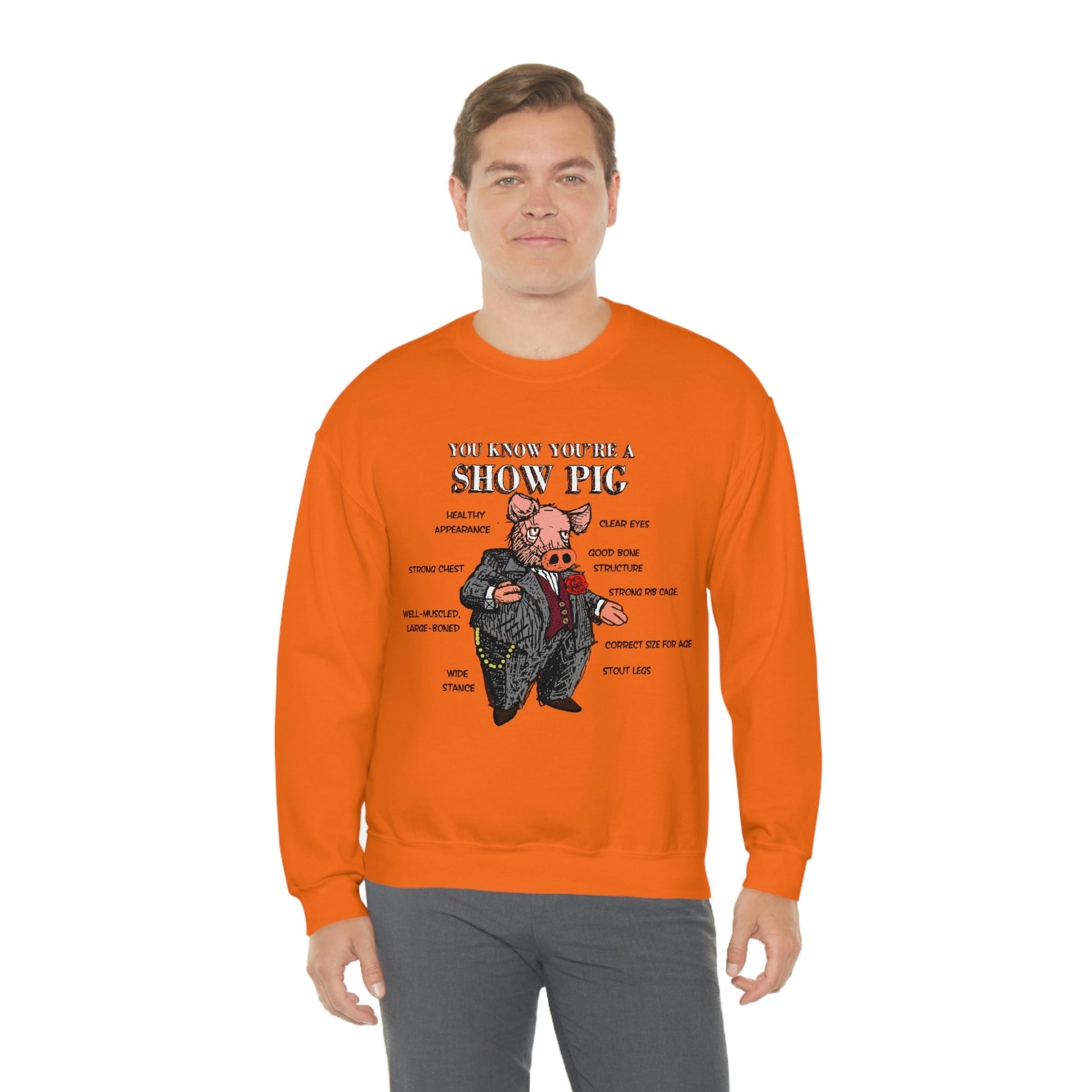 Pigs Rock Unisex Heavy Blend Crewneck Sweatshirt