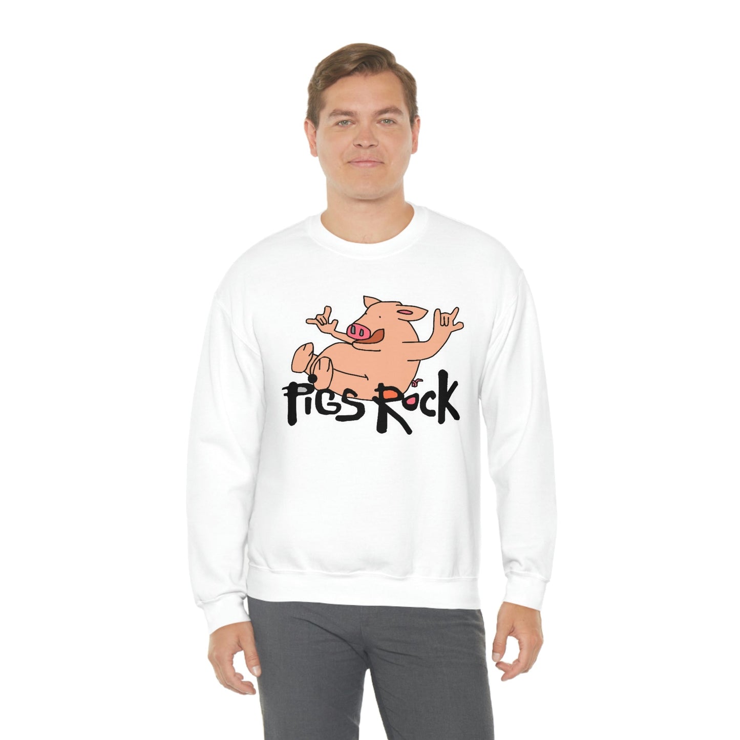 Pigs Rock Unisex Heavy Blend Crewneck Sweatshirt