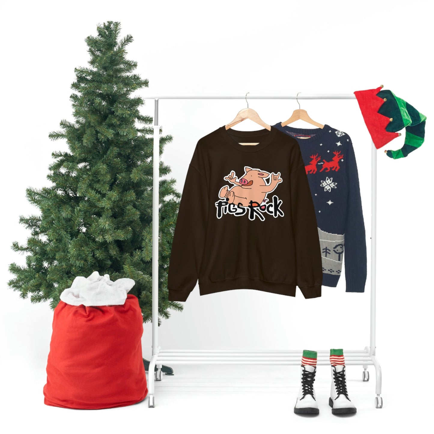 Pigs Rock Unisex Heavy Blend Crewneck Sweatshirt