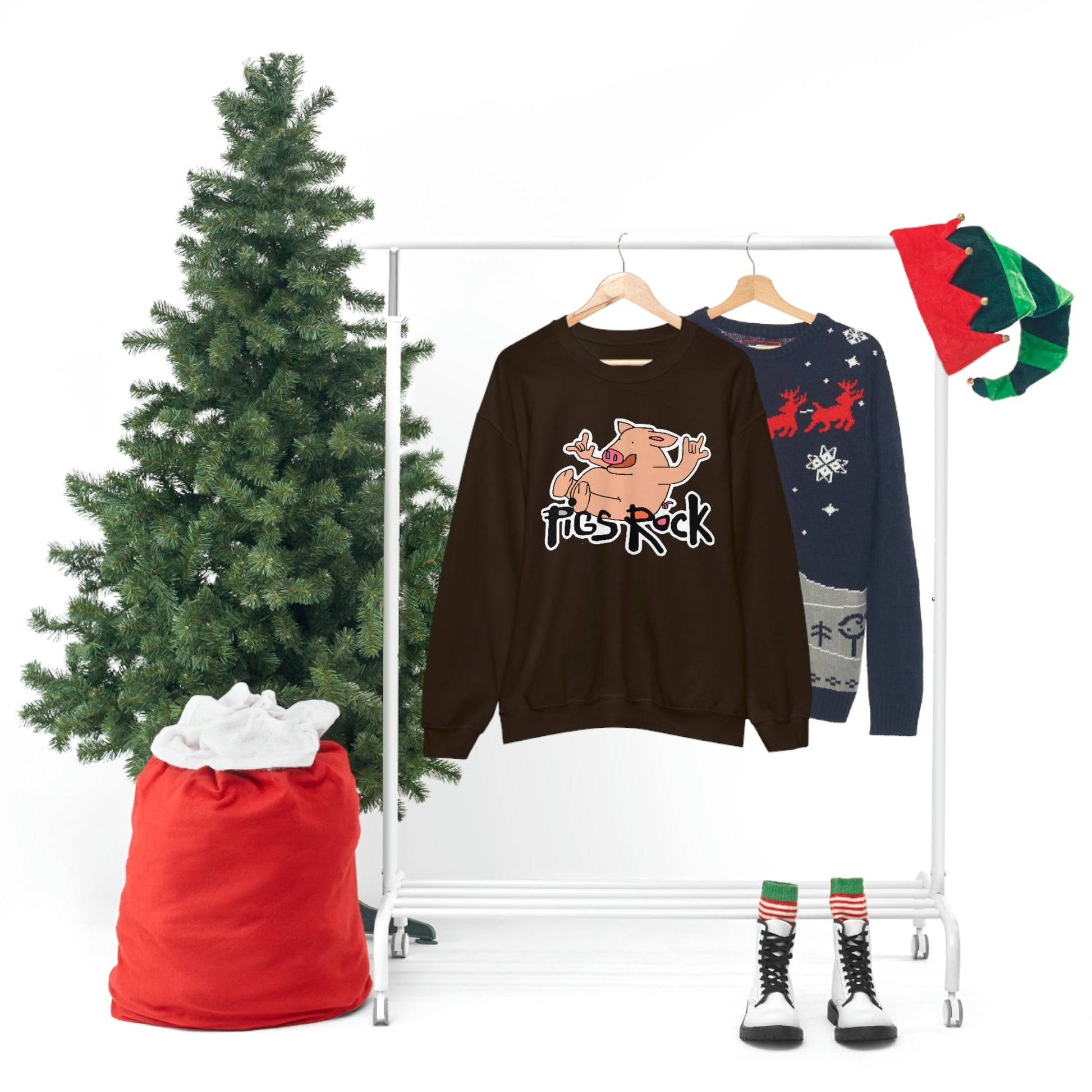 Pigs Rock Unisex Heavy Blend Crewneck Sweatshirt