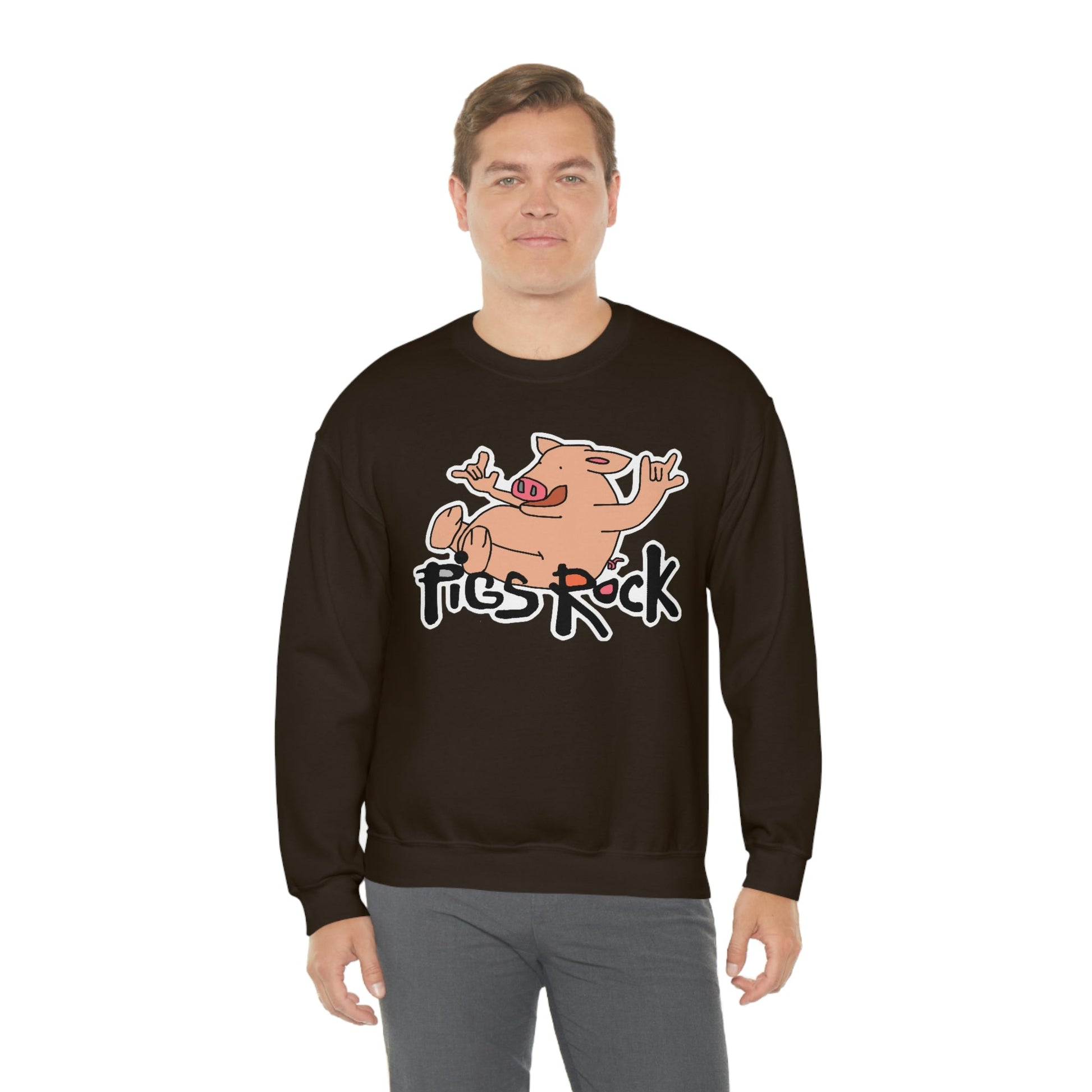 Pigs Rock Unisex Heavy Blend Crewneck Sweatshirt