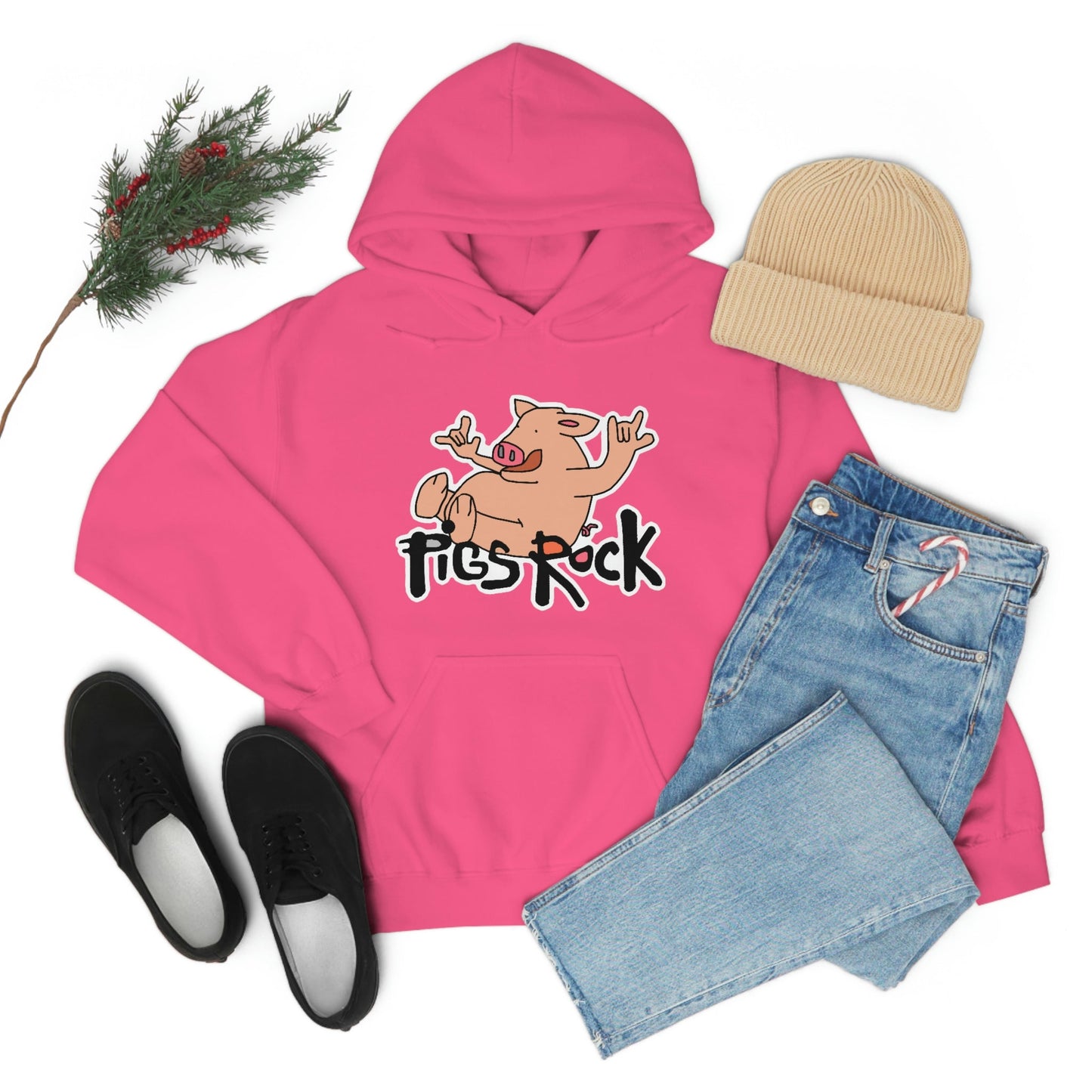 Pigs Rock Unisex Heavy Blend Hooded Sweatshirt
