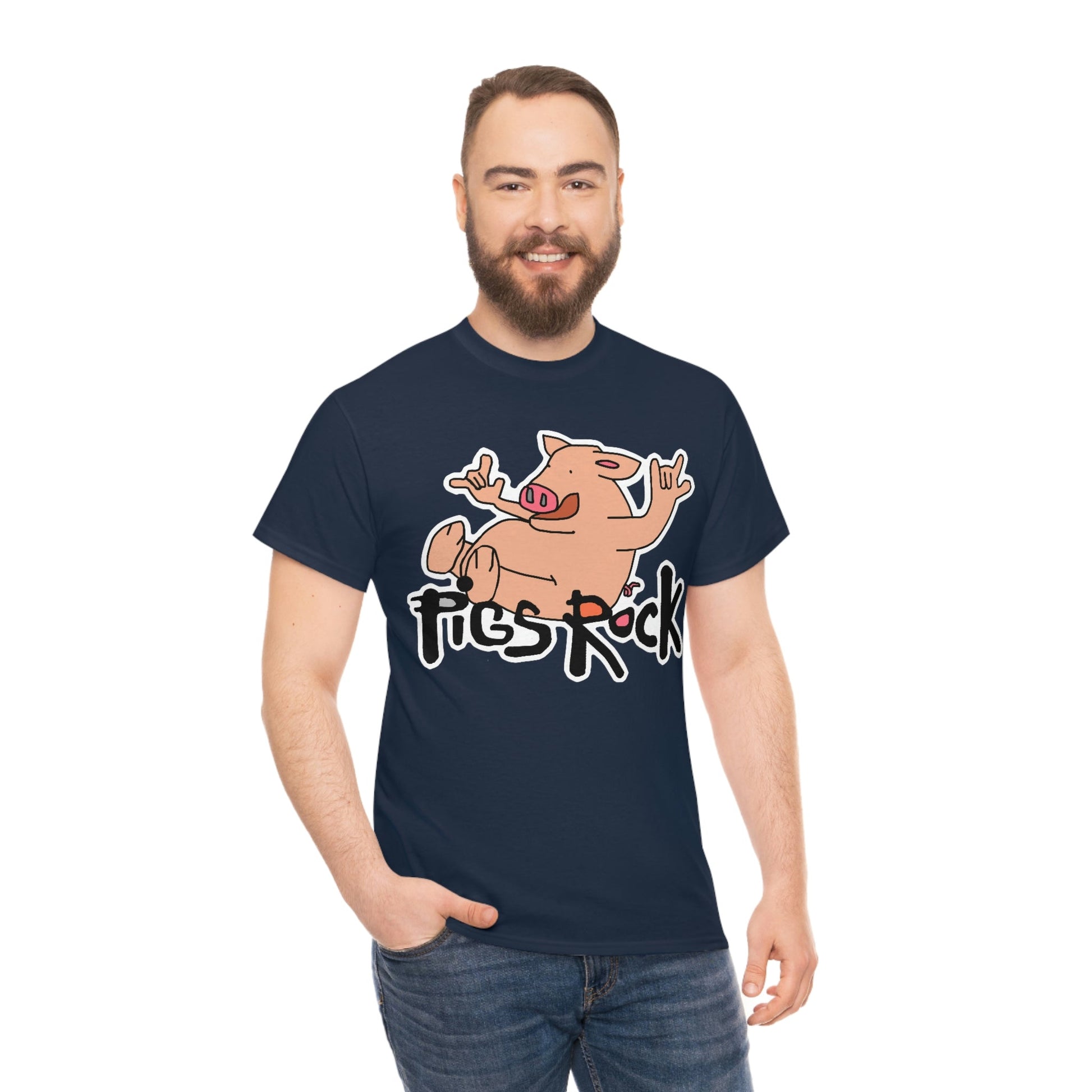 Pigs Rock Unisex Heavy Cotton Tee