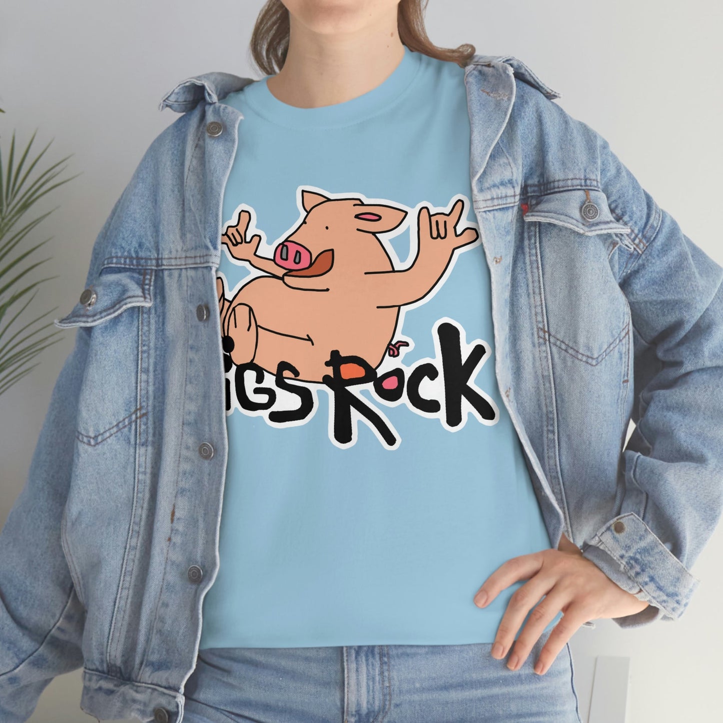 Pigs Rock Unisex Heavy Cotton Tee