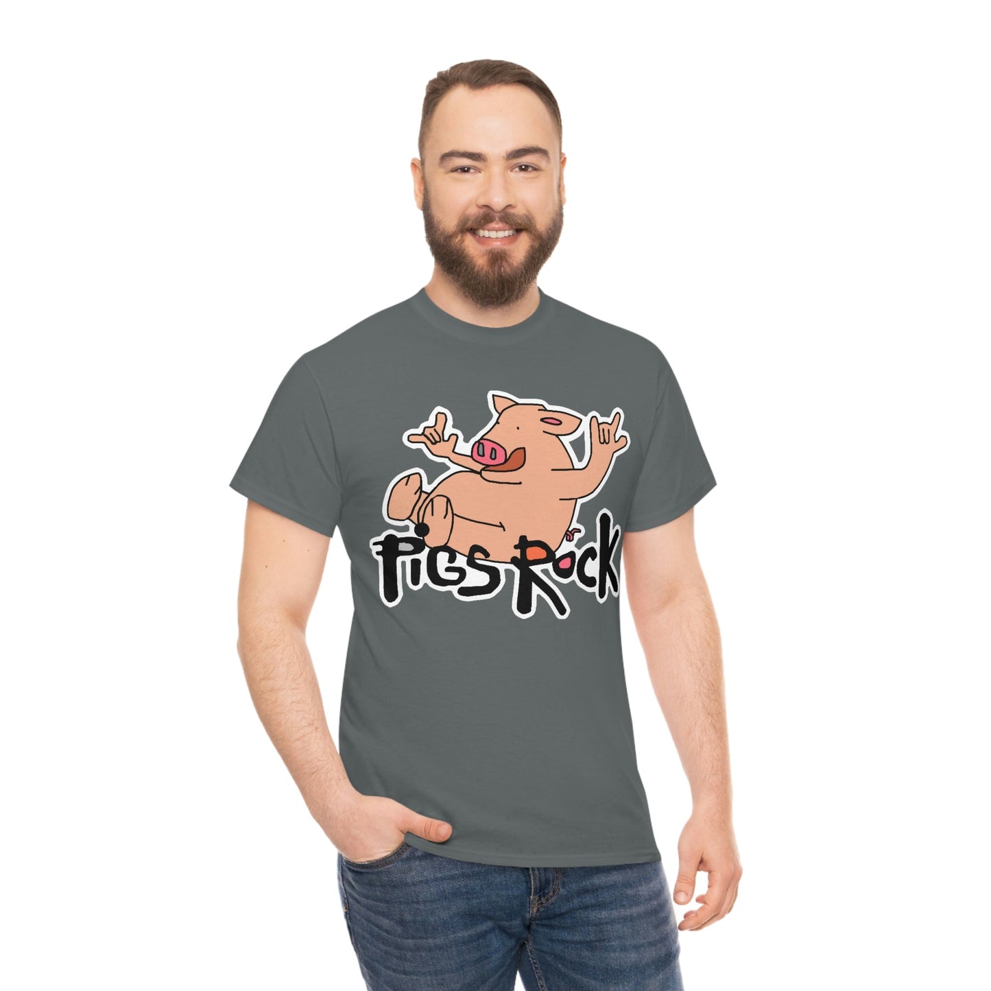 Pigs Rock Unisex Heavy Cotton Tee