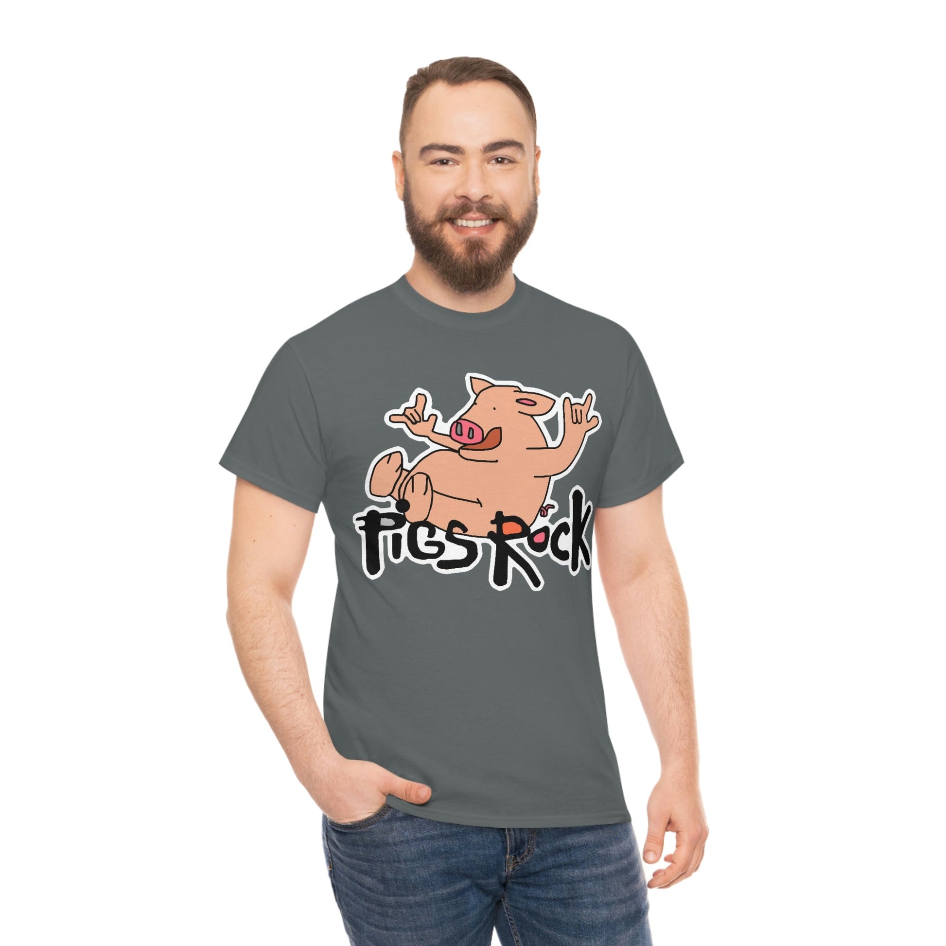 Pigs Rock Unisex Heavy Cotton Tee