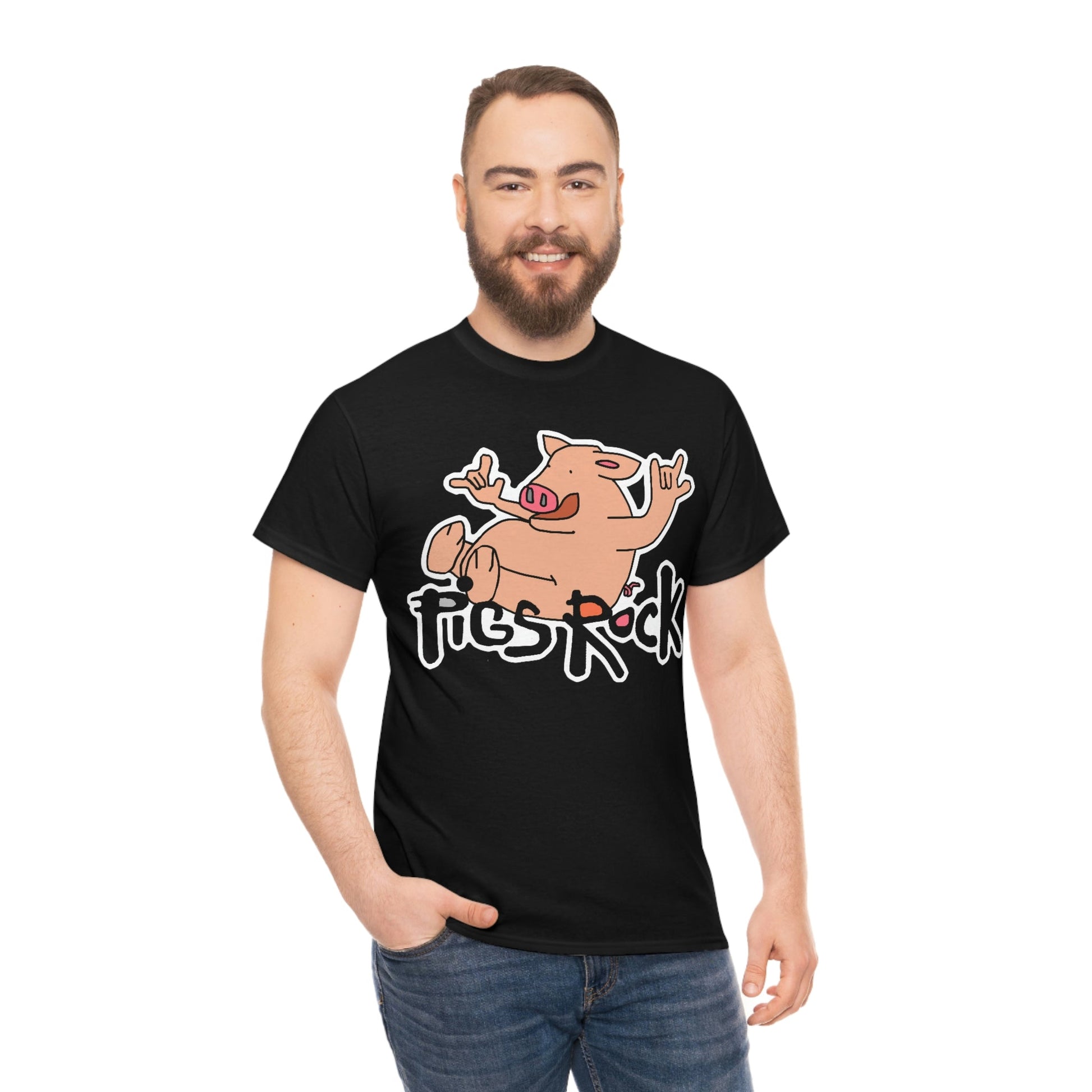 Pigs Rock Unisex Heavy Cotton Tee