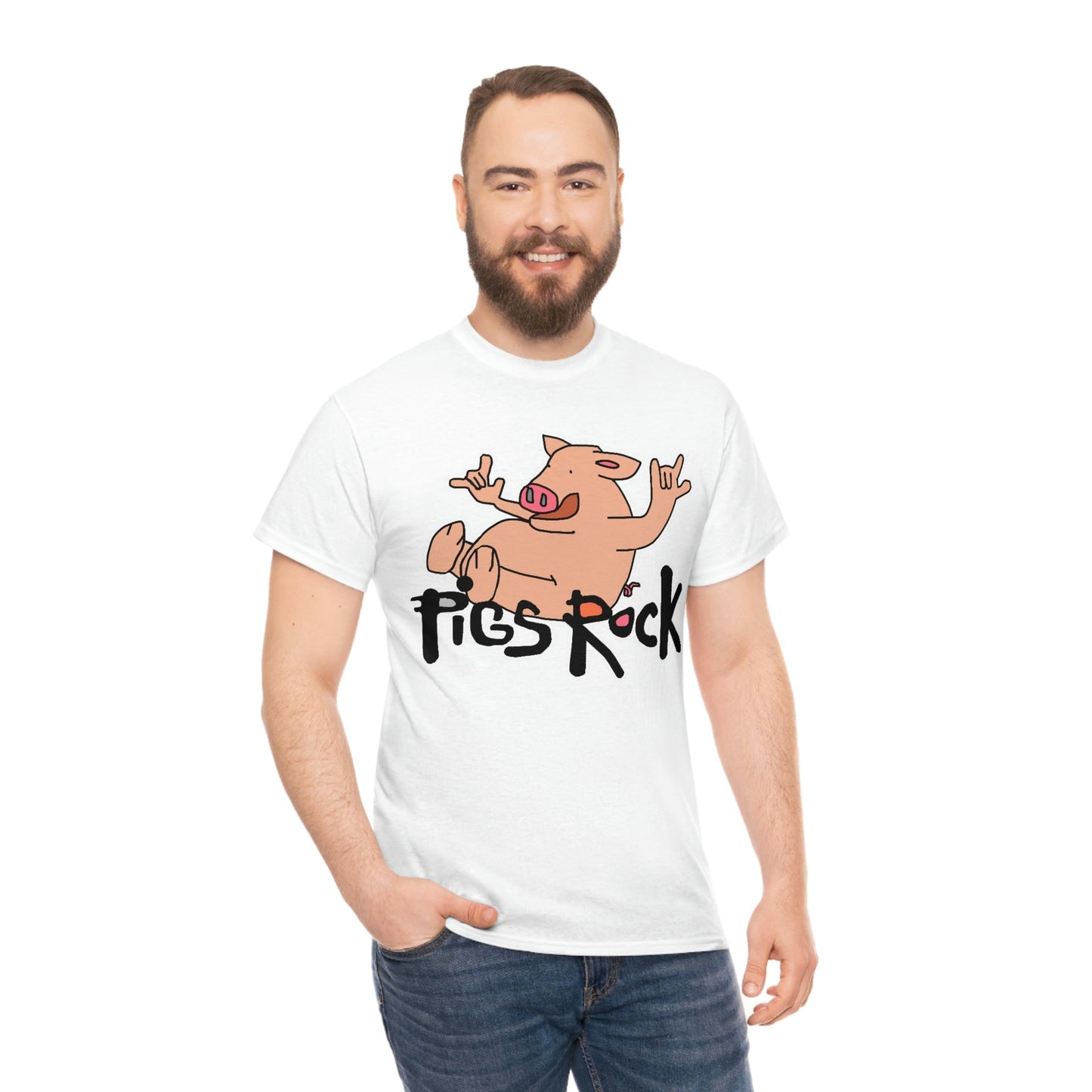 Pigs Rock Unisex Heavy Cotton Tee