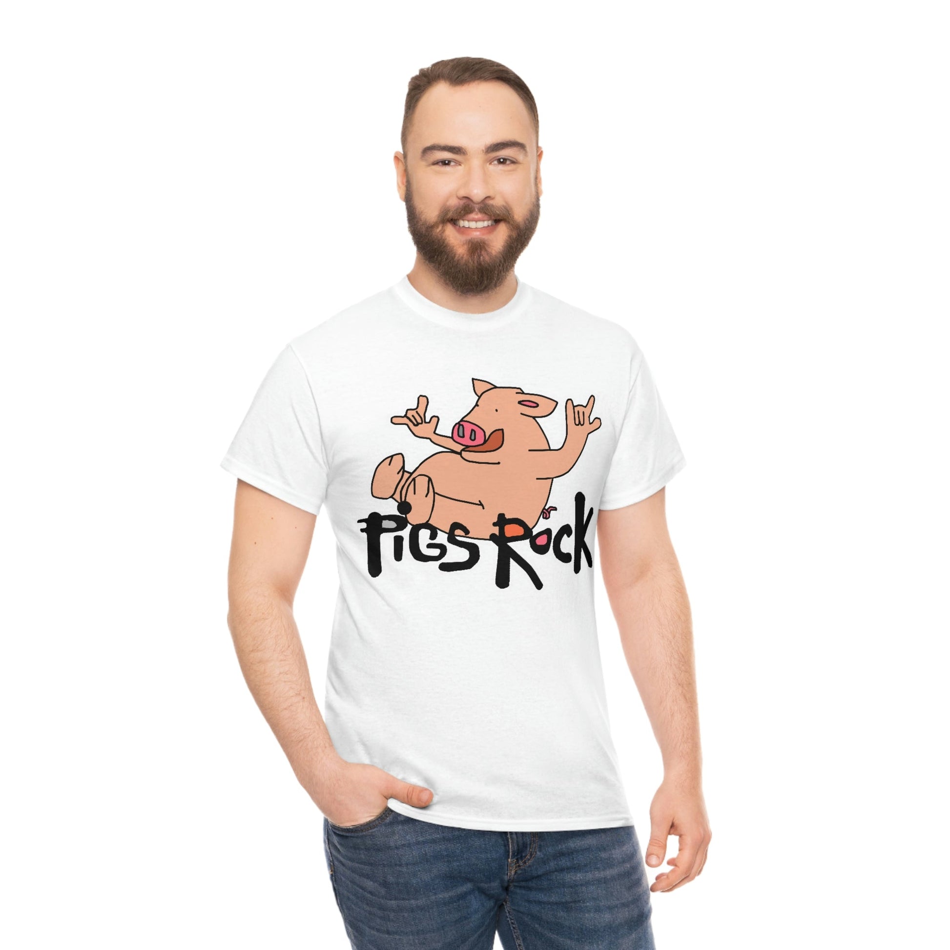 Pigs Rock Unisex Heavy Cotton Tee