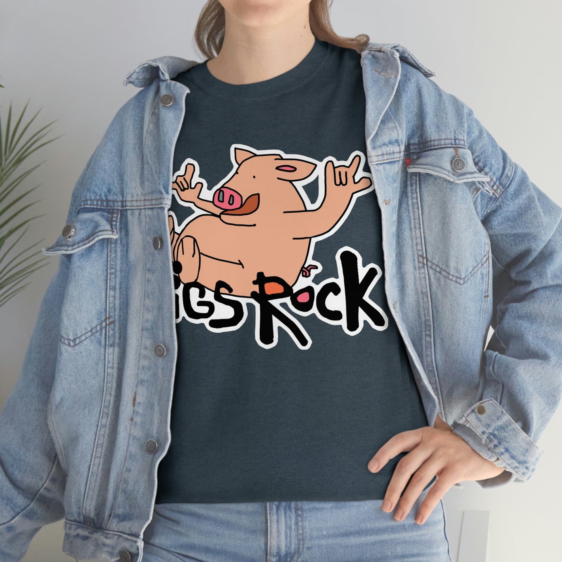 Pigs Rock Unisex Heavy Cotton Tee