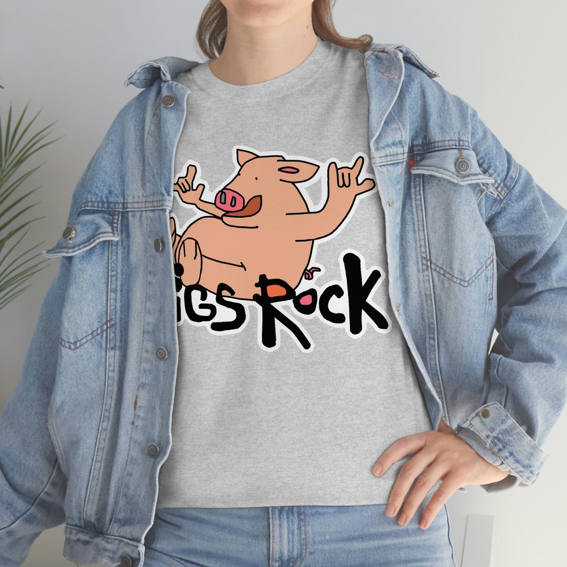 Pigs Rock Unisex Heavy Cotton Tee