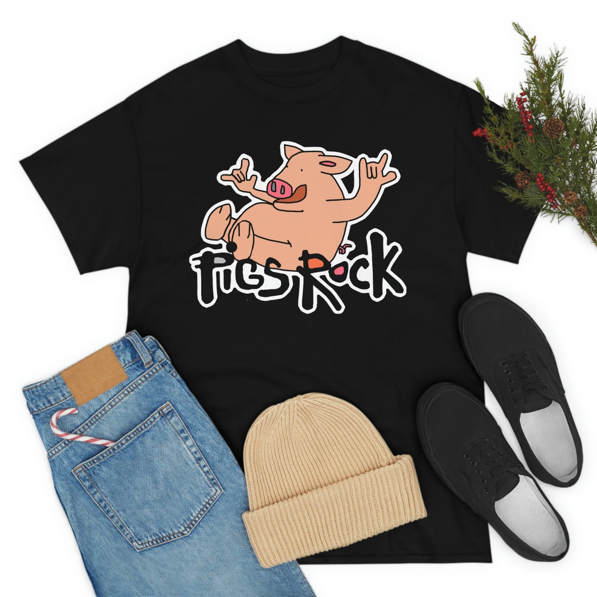 Pigs Rock Unisex Heavy Cotton Tee