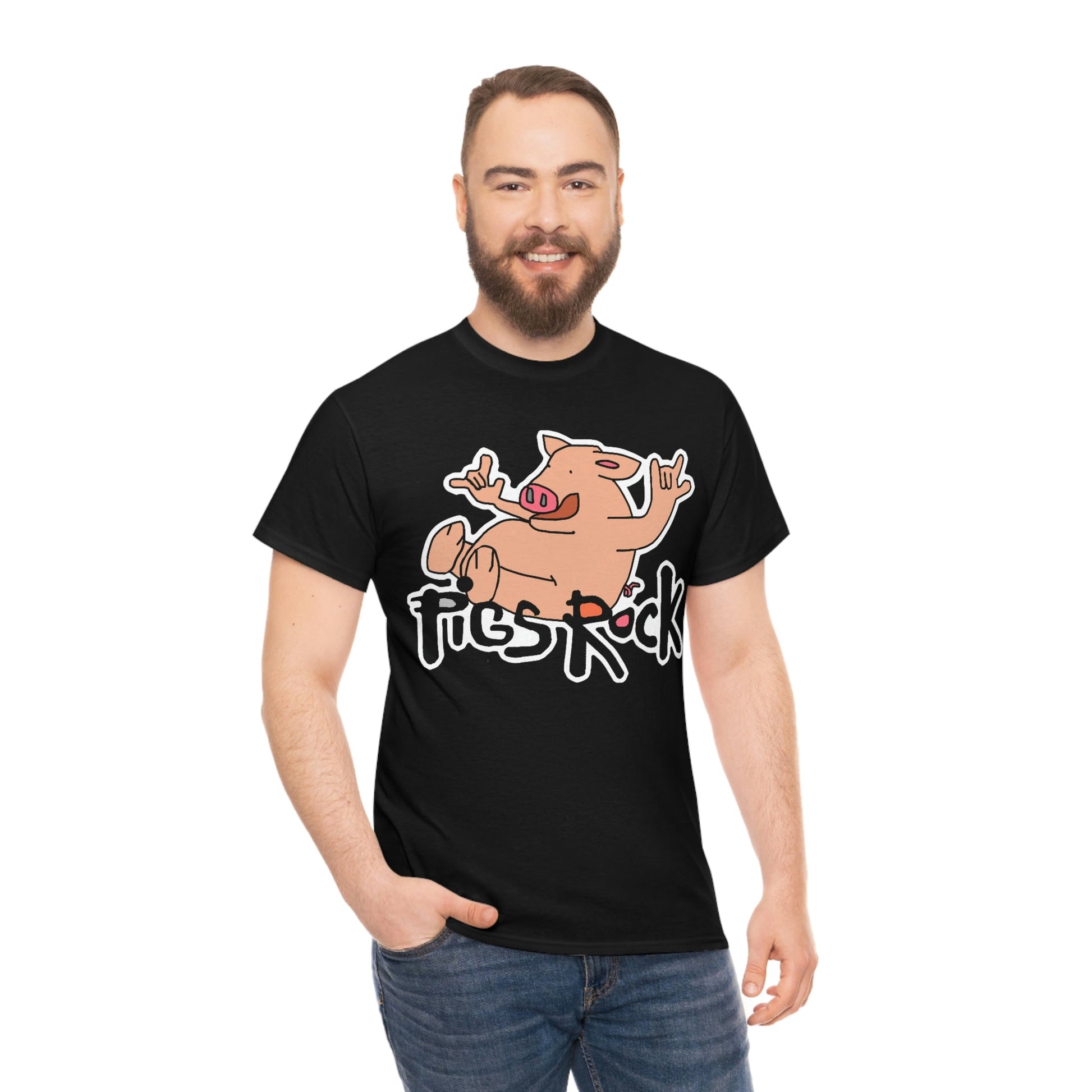 Pigs Rock Unisex Heavy Cotton Tee