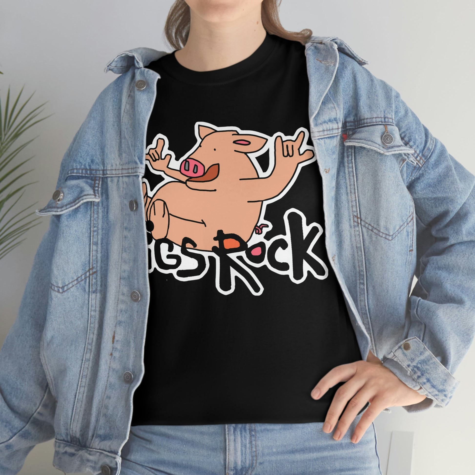Pigs Rock Unisex Heavy Cotton Tee