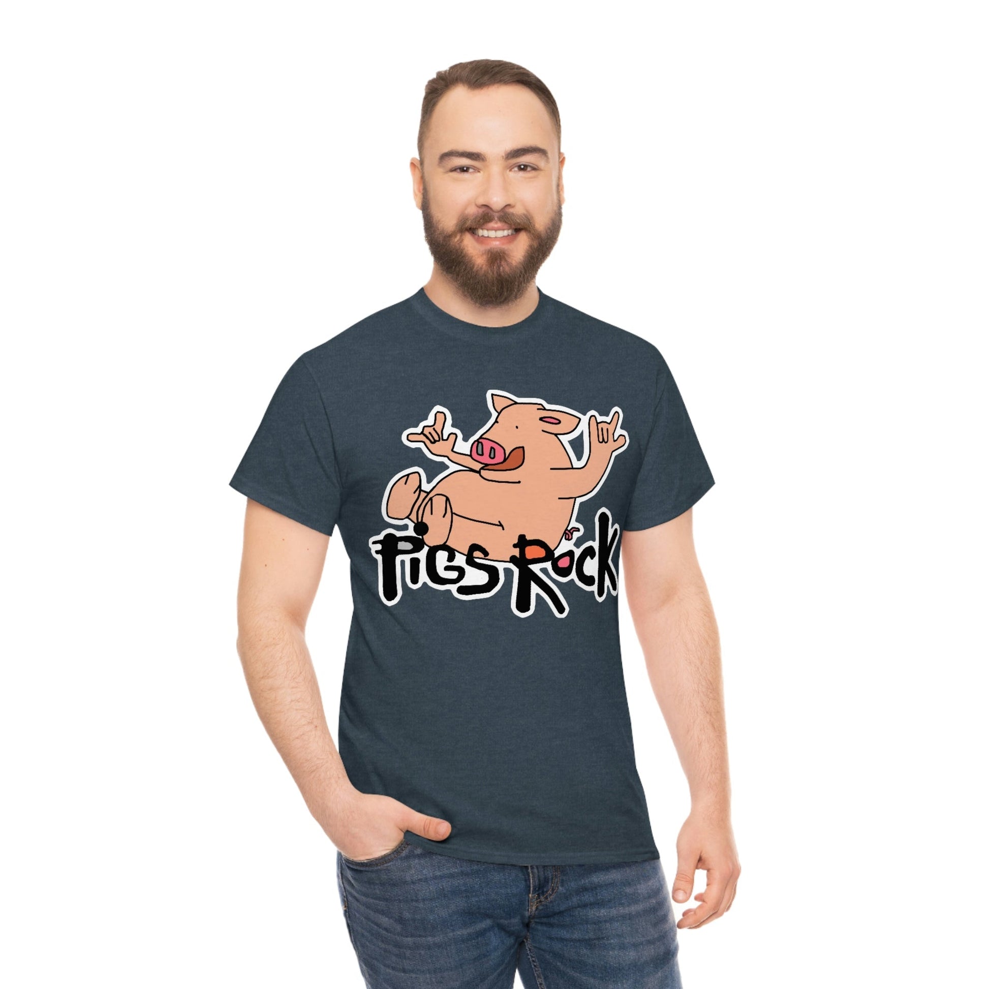 Pigs Rock Unisex Heavy Cotton Tee