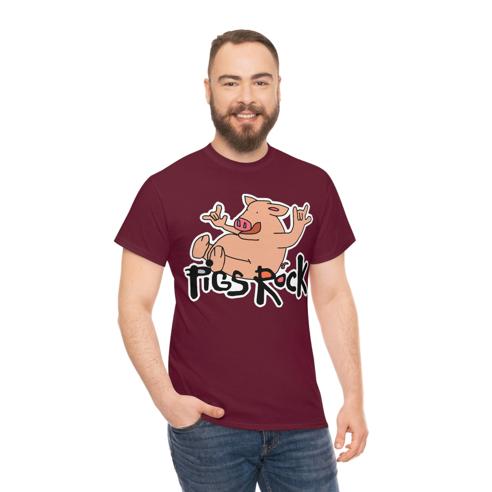 Pigs Rock Unisex Heavy Cotton Tee