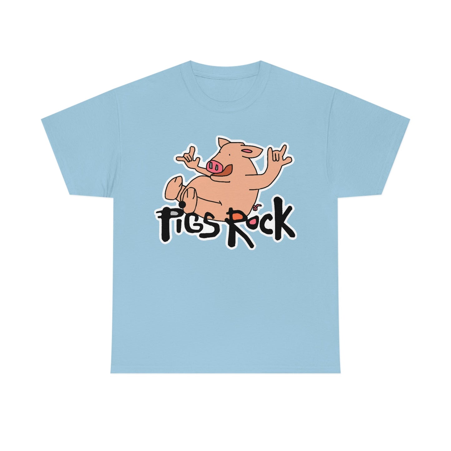 Pigs Rock Unisex Heavy Cotton Tee