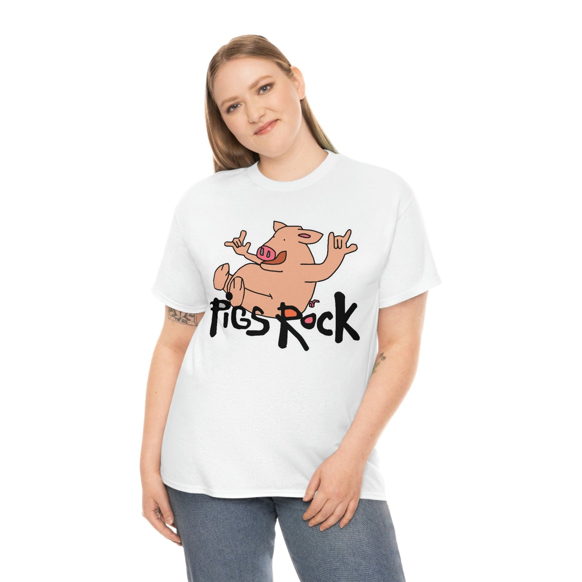 Pigs Rock Unisex Heavy Cotton Tee