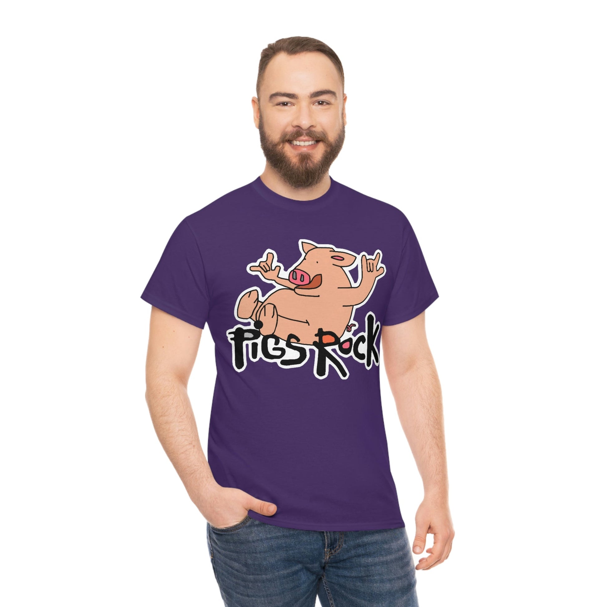 Pigs Rock Unisex Heavy Cotton Tee