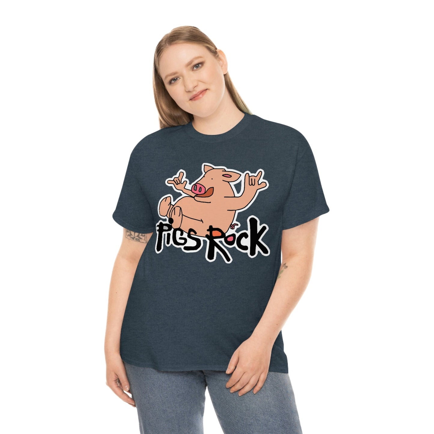 Pigs Rock Unisex Heavy Cotton Tee