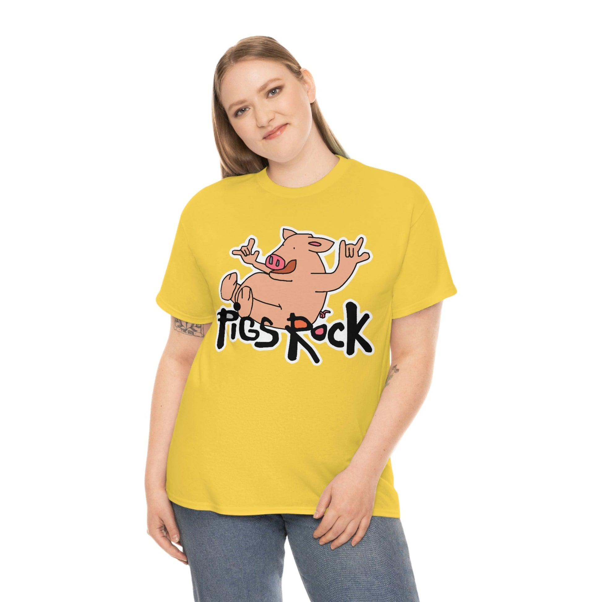 Pigs Rock Unisex Heavy Cotton Tee
