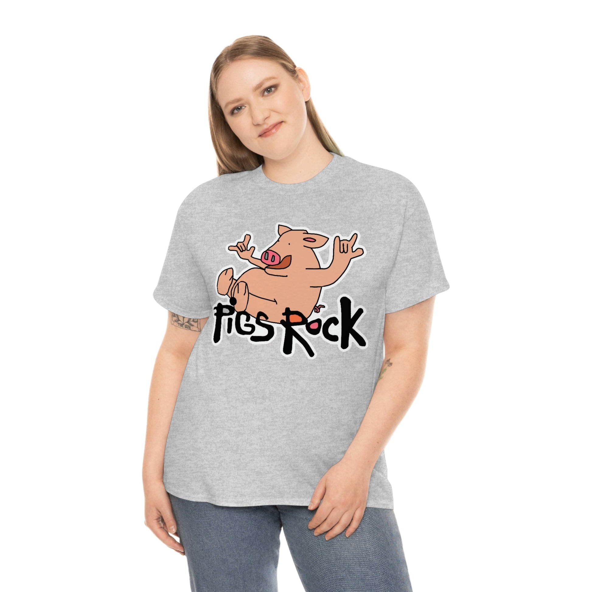 Pigs Rock Unisex Heavy Cotton Tee