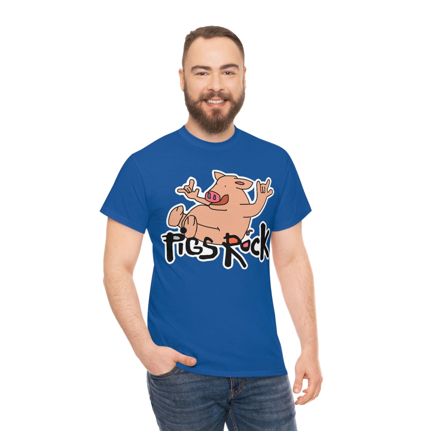 Pigs Rock Unisex Heavy Cotton Tee