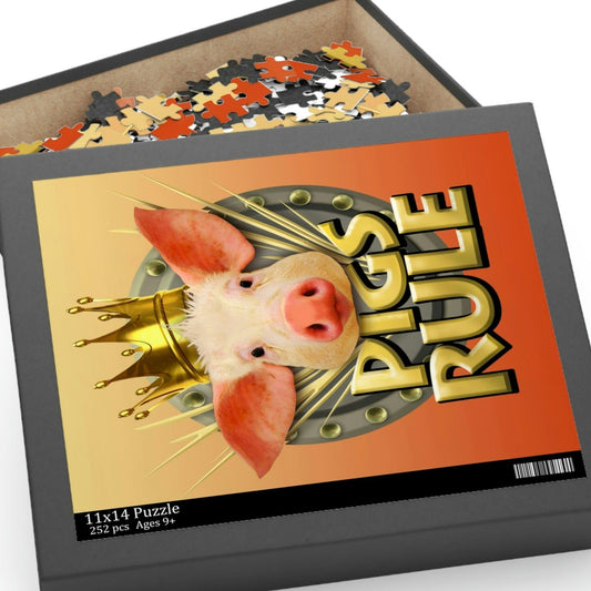 Pigs Rule Puzzle (120, 252, 500-Piece)