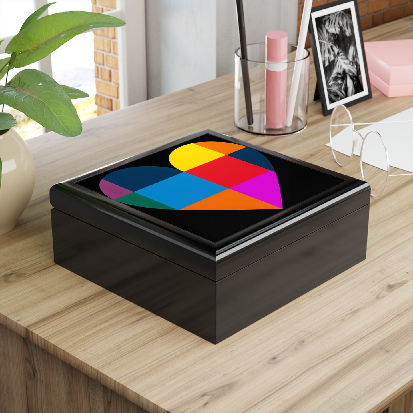 Pop Art Heart Jewelry & Gift Box
