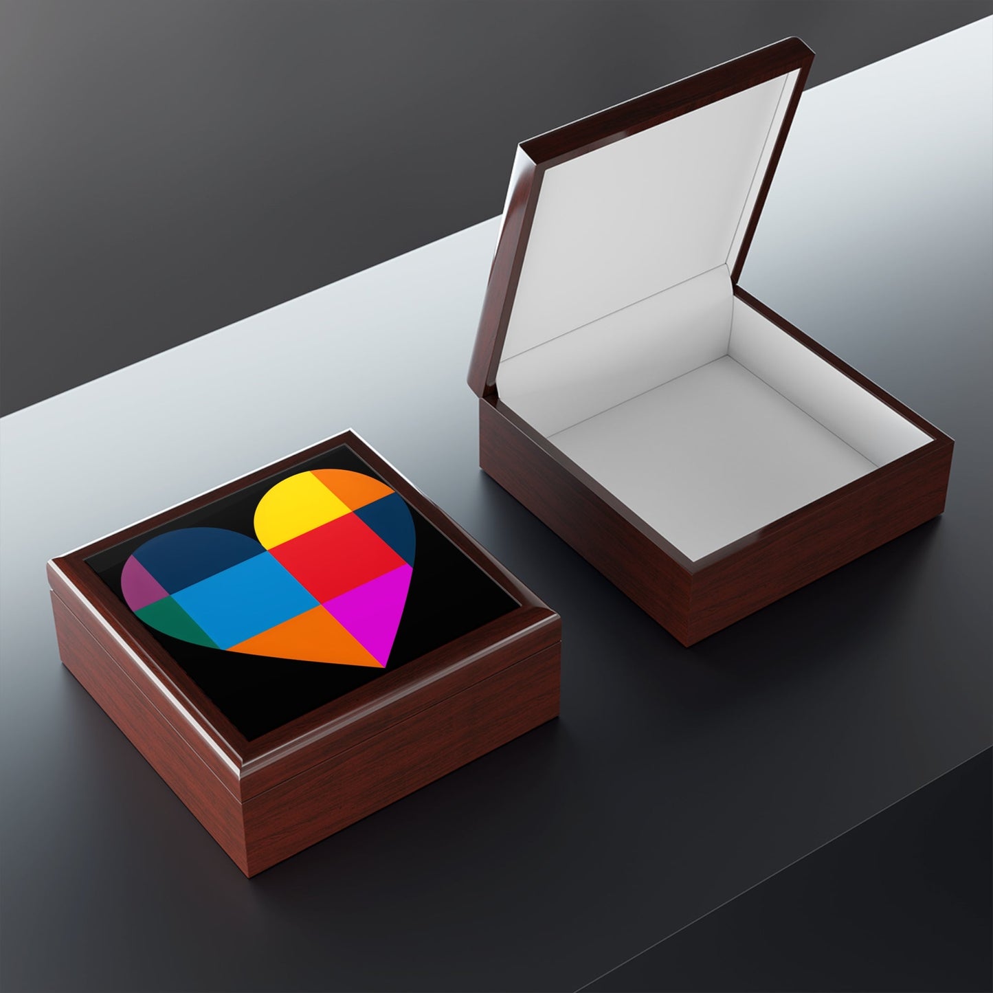 Pop Art Heart Jewelry & Gift Box
