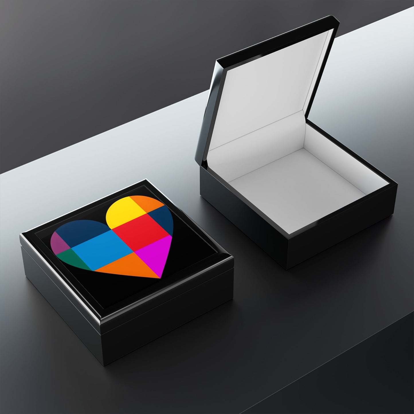 Pop Art Heart Jewelry & Gift Box