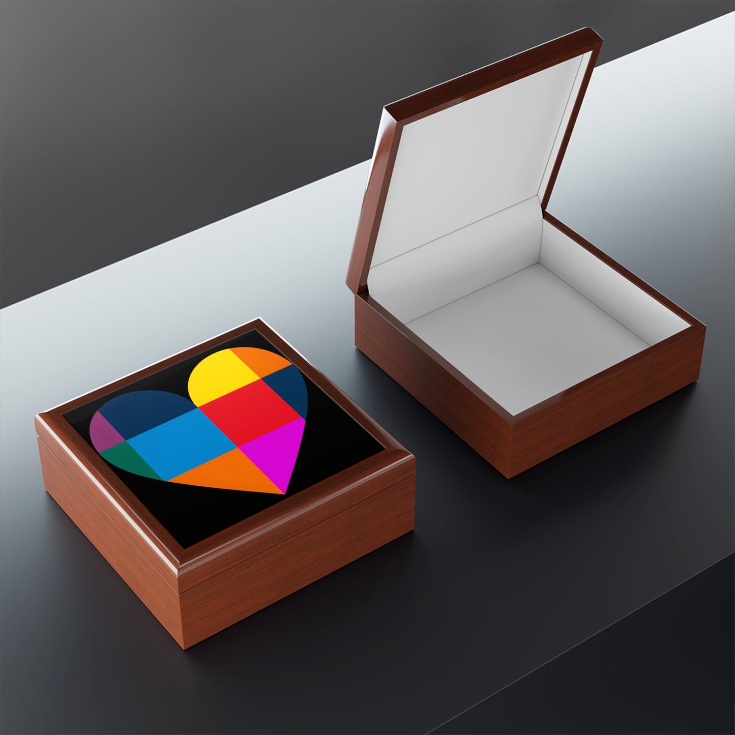 Pop Art Heart Jewelry & Gift Box